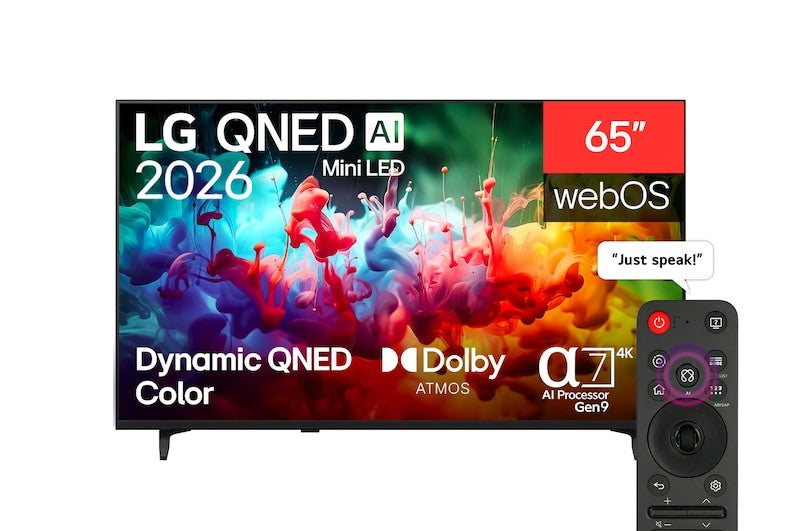 LG 65" QNED AI MiniLED 4K Smart TV