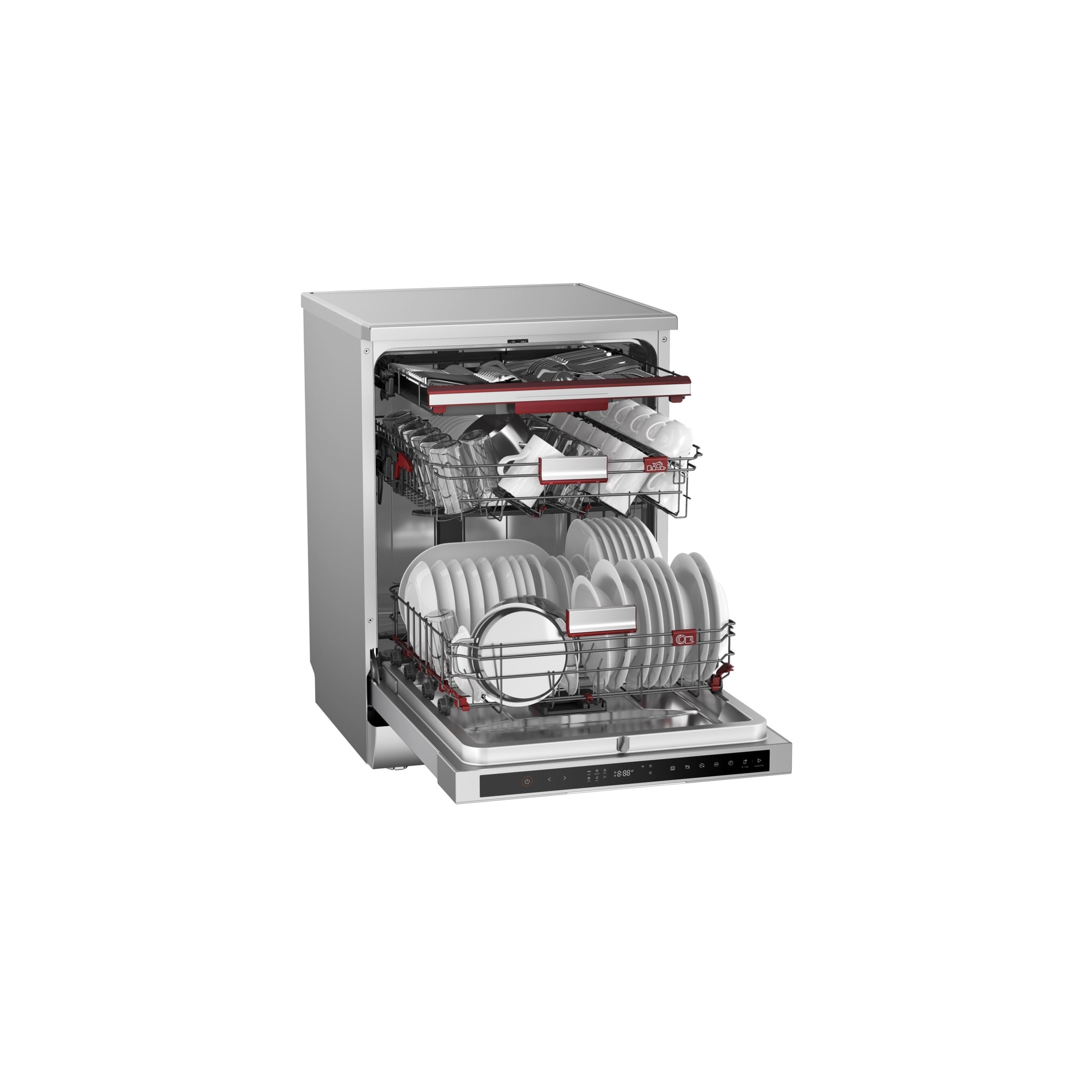 Toshiba 14-Place Setting Freestanding Dishwasher DW-14F6ME