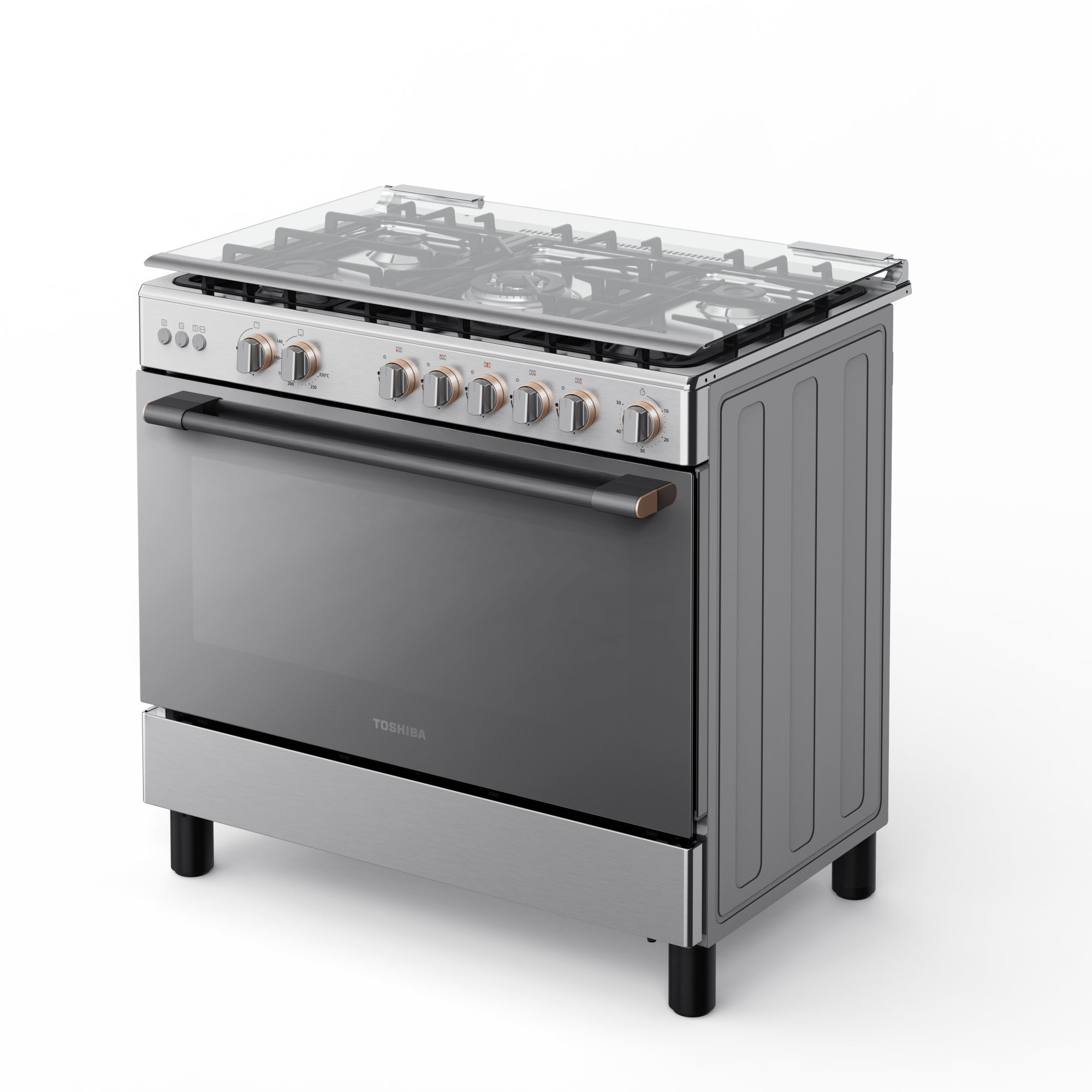 Toshiba 5-Burner Freestanding Gas Cooker RL2-90G5GE RL2-90G5GE(MR)