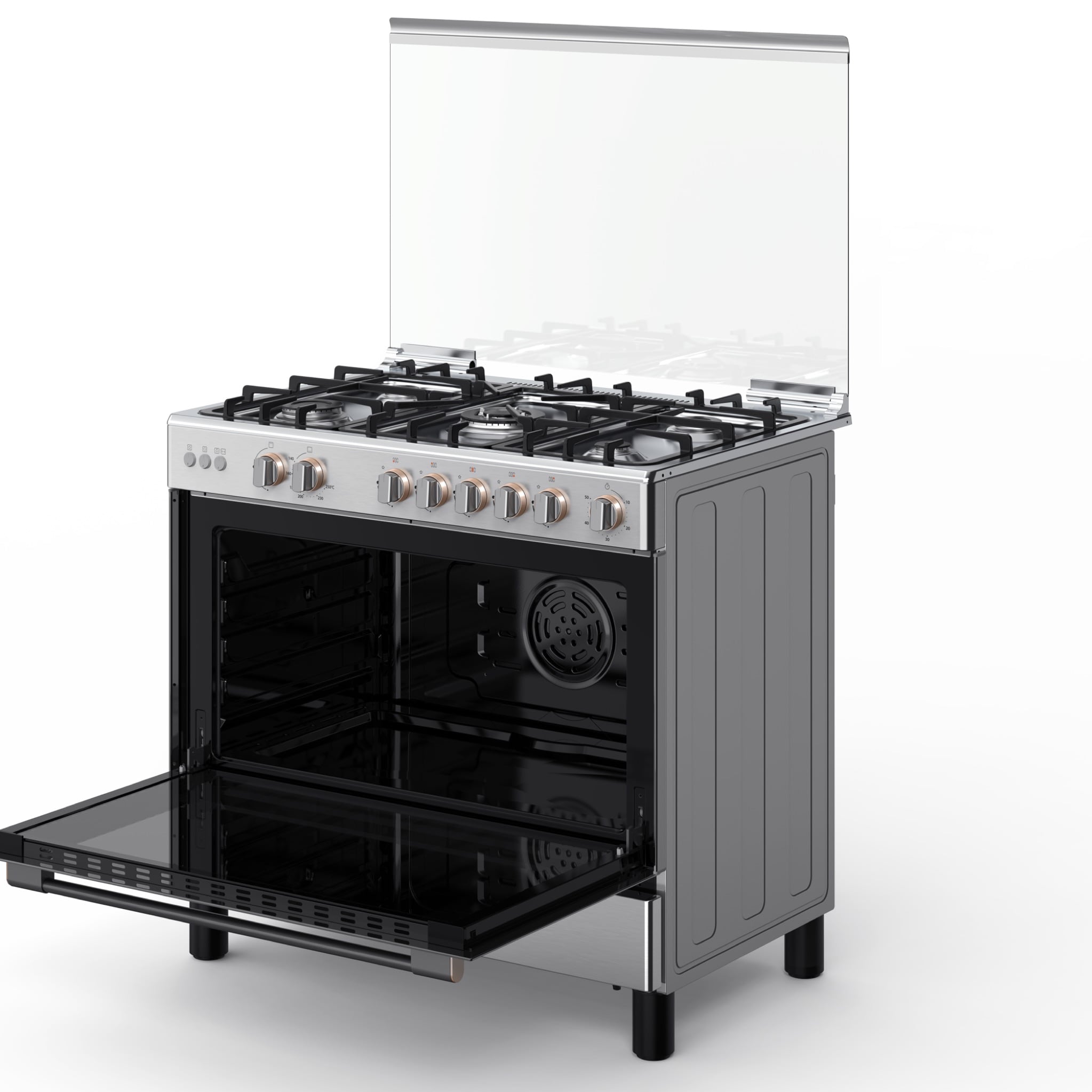 Toshiba 5-Burner Freestanding Gas Cooker RL2-90G5GE RL2-90G5GE(MR)