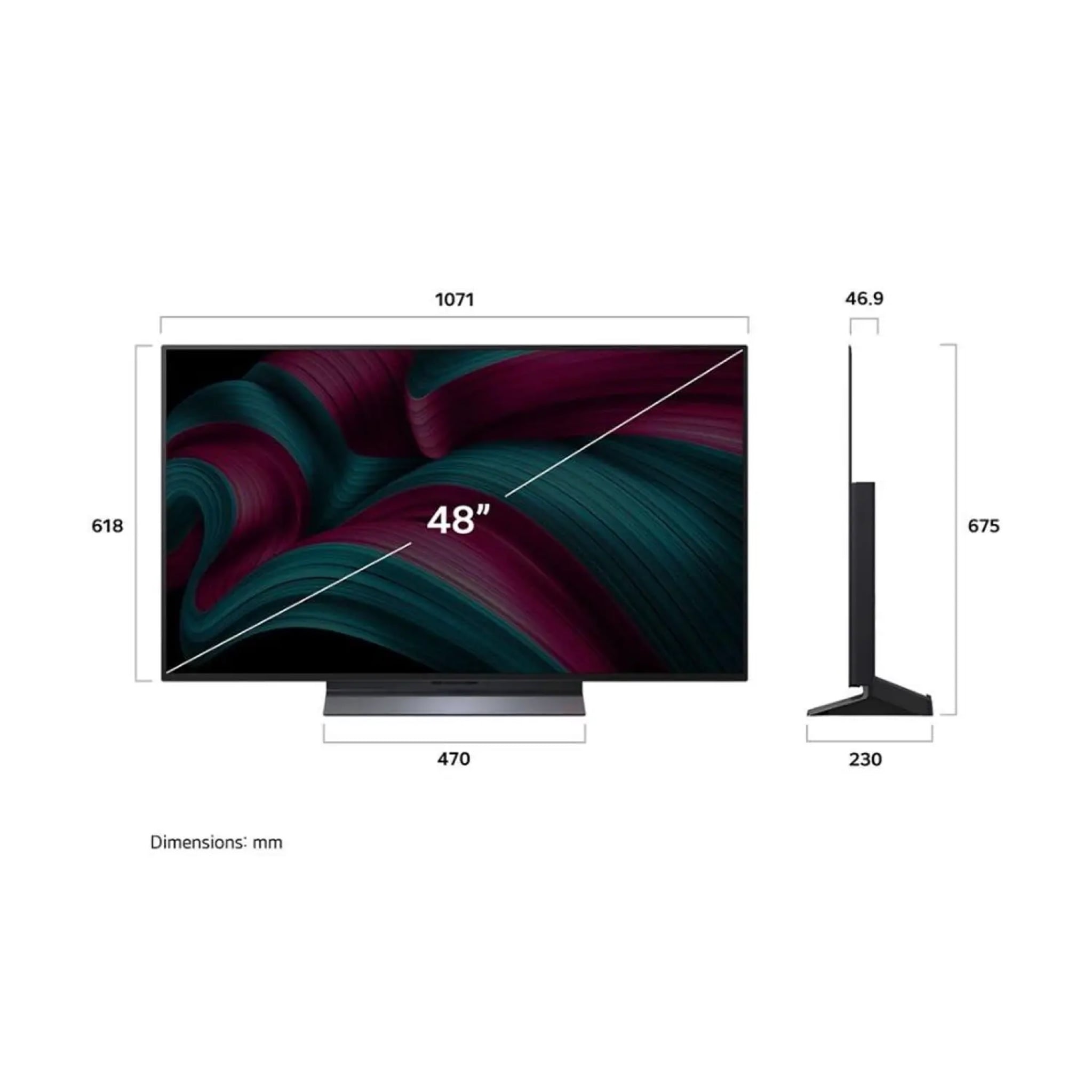 LG 48" OLED evo 4K Smart TV