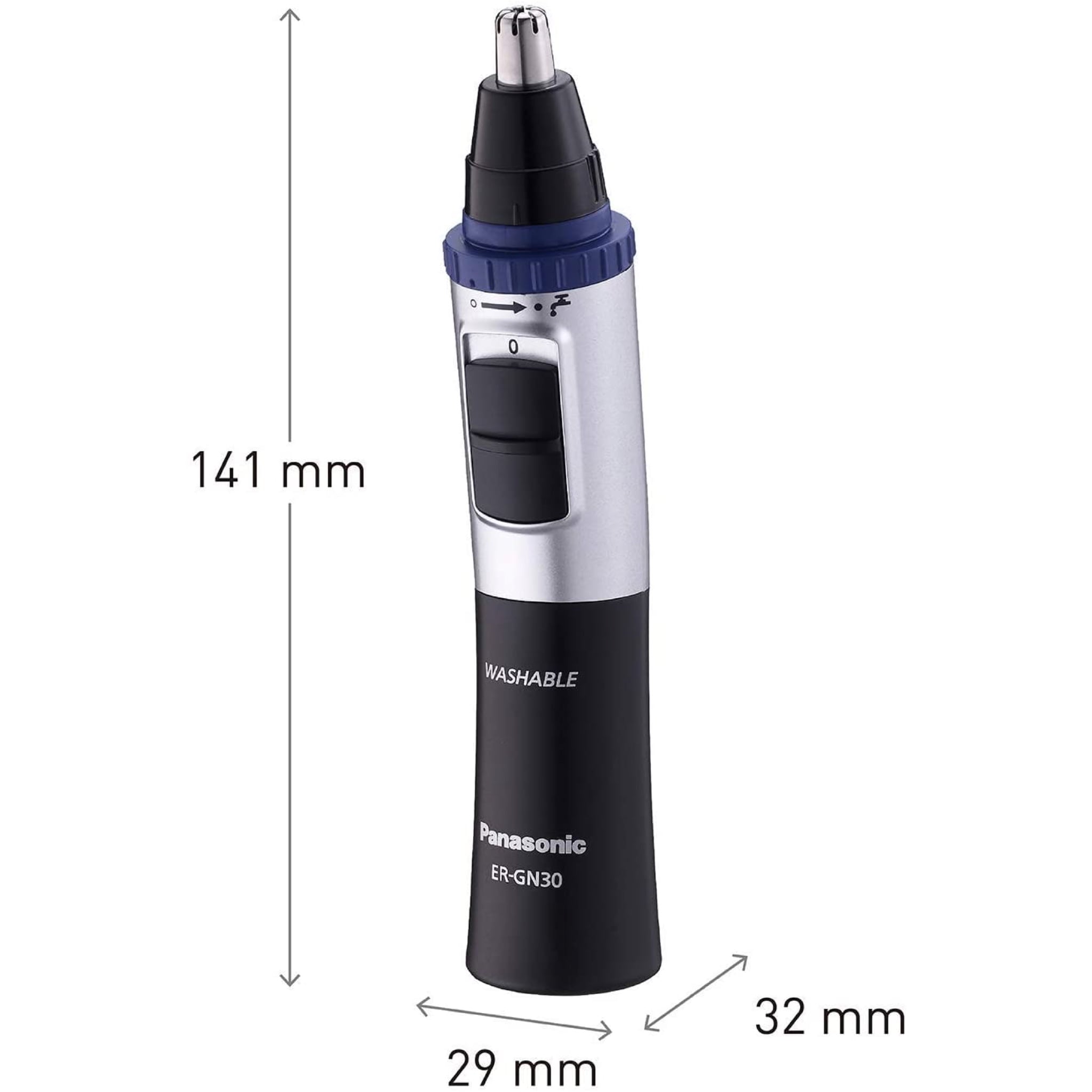 Panasonic Wet & Dry Nose & Ear Hair Trimmer ERGN30