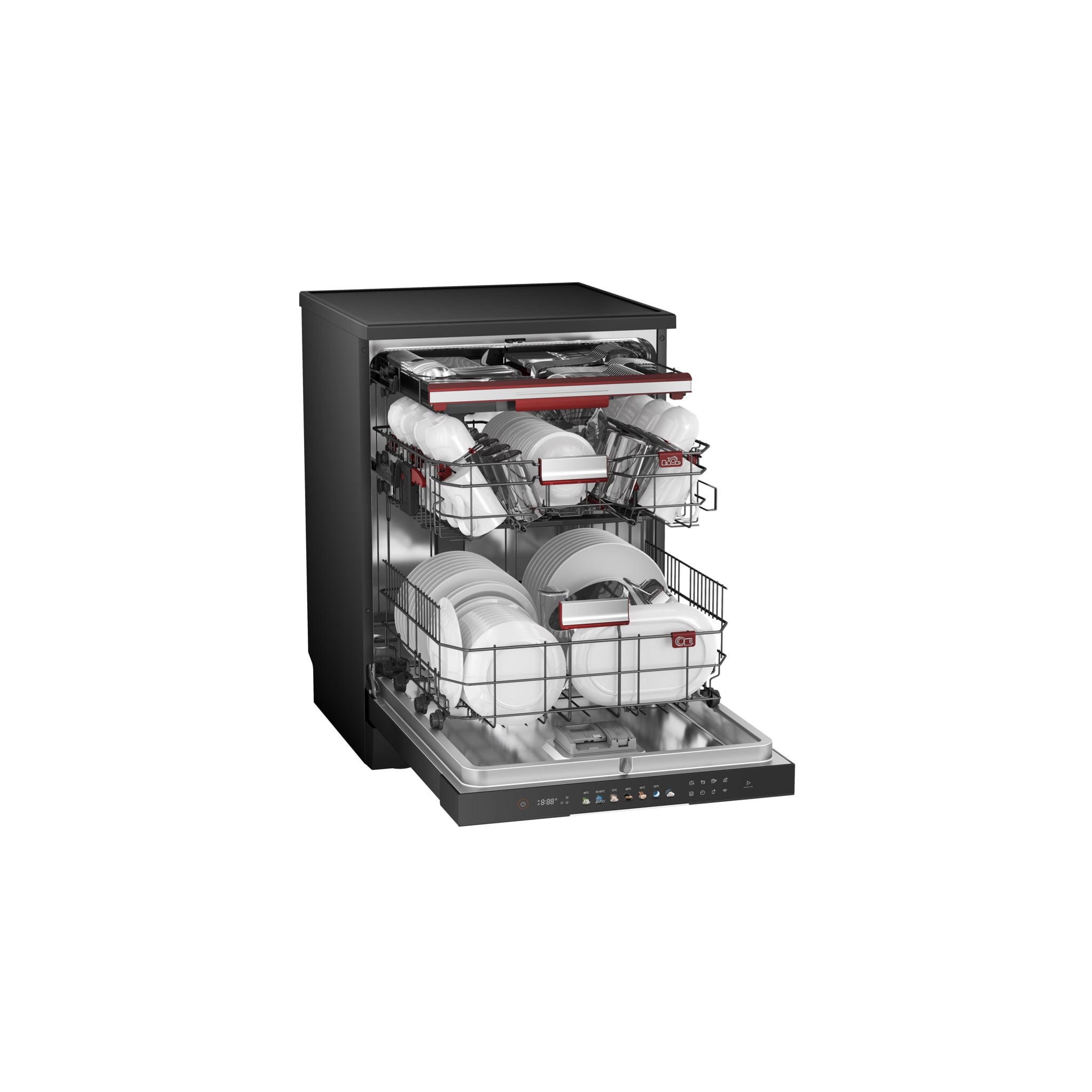 Toshiba 16-Place Setting Freestanding Dishwasher