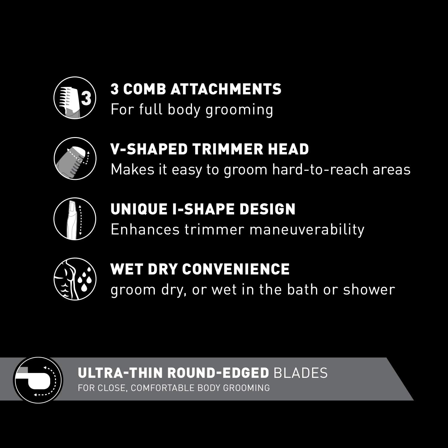 Panasonic Rechargeable Wet & Dry Beard & Body Trimmer