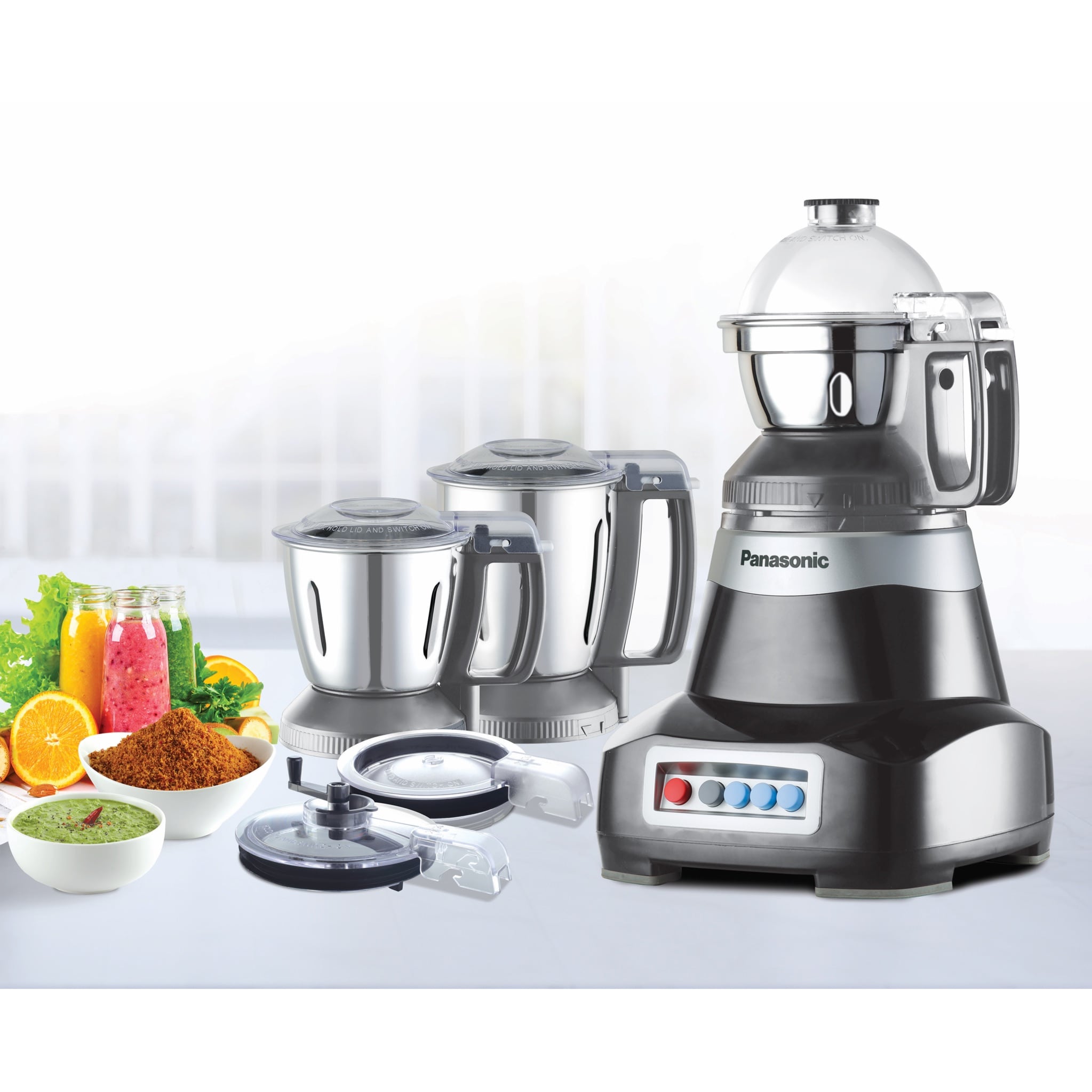 Panasonic 750W Mixer Grinder 3 Jar