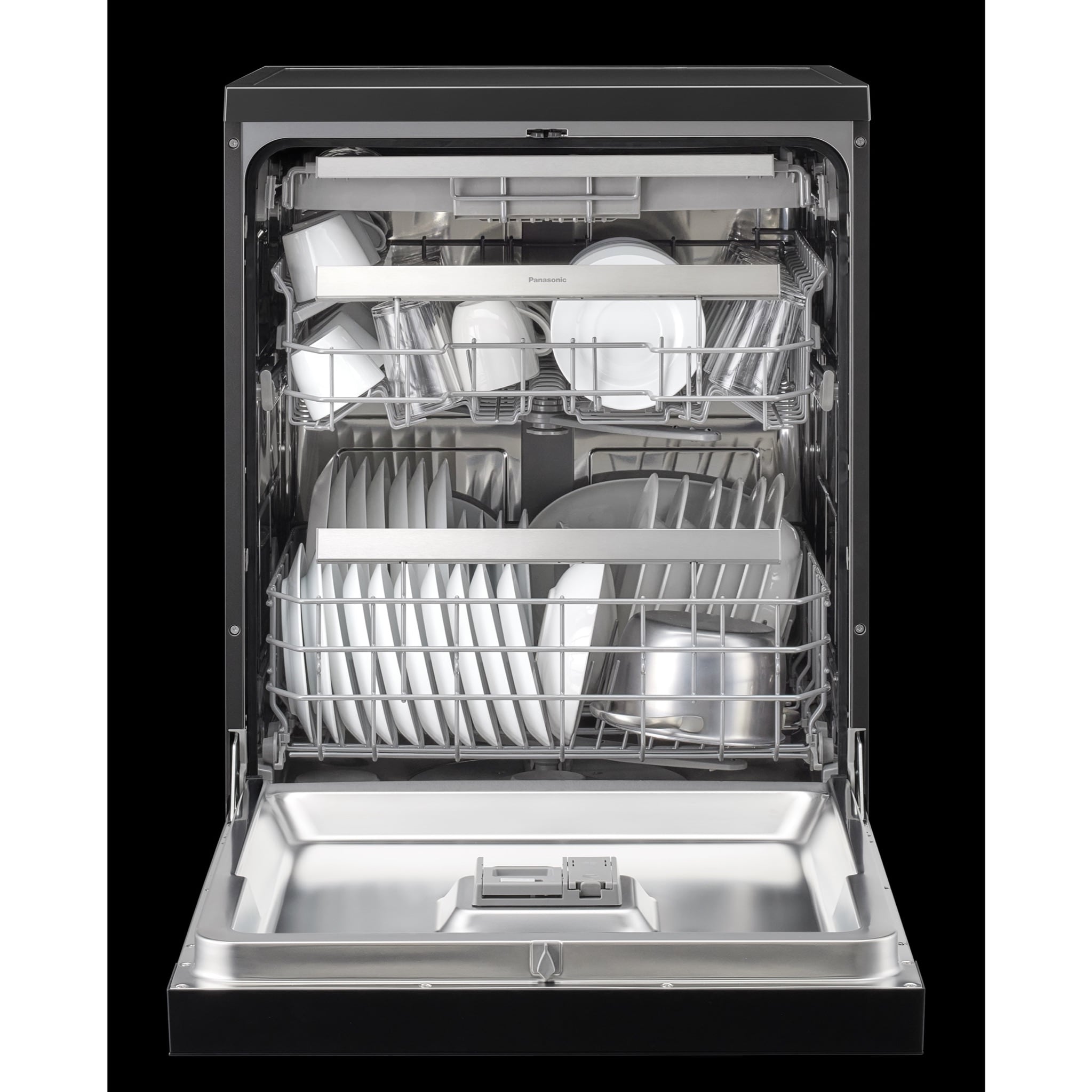 Panasonic 15-Place Setting Freestanding Dishwasher with nanoe™ X & Heat Drying