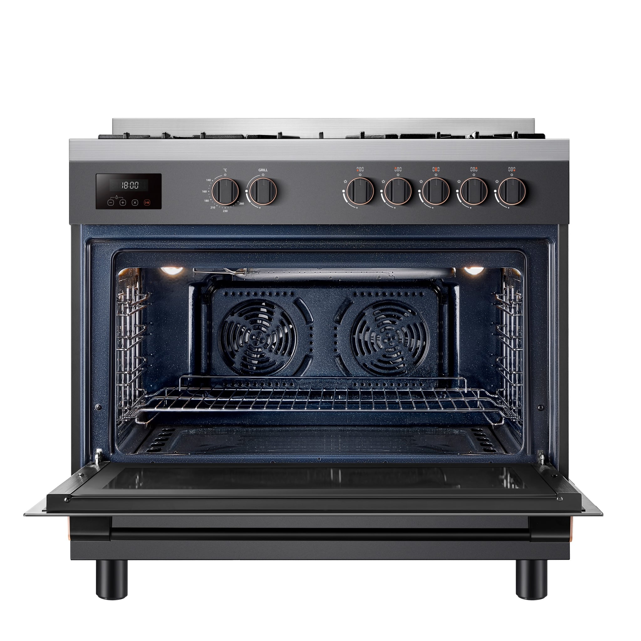 Toshiba 5-Burner Freestanding Gas Cooker RQ1-90MG5GE