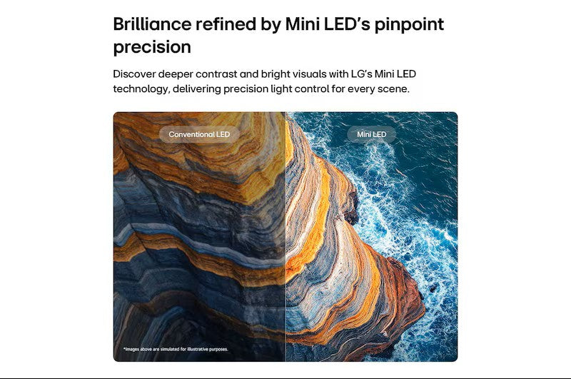 LG 55" QNED AI MiniLED 4K Smart TV
