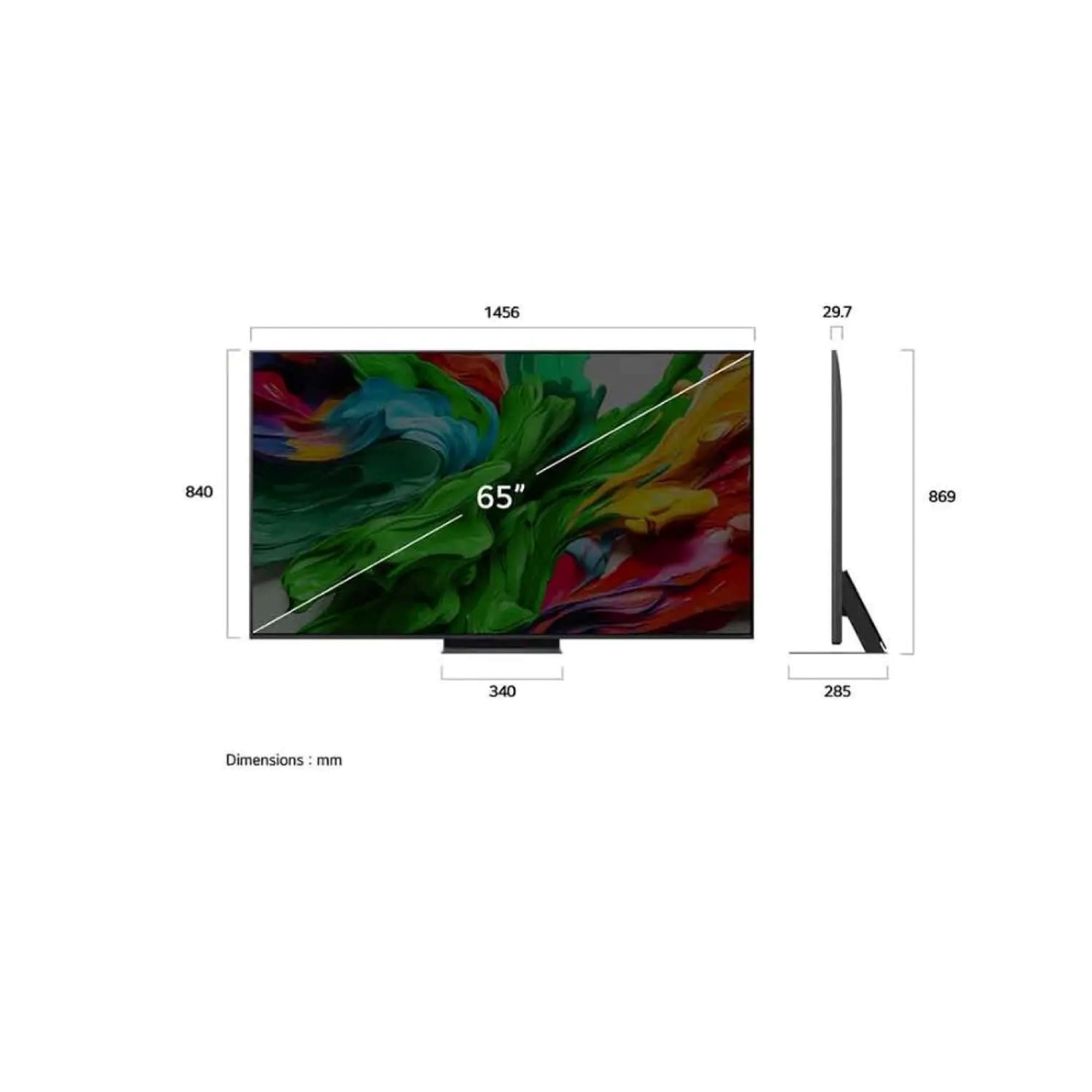 LG 65" QNED evo 4K Smart TV 65QNED86A
