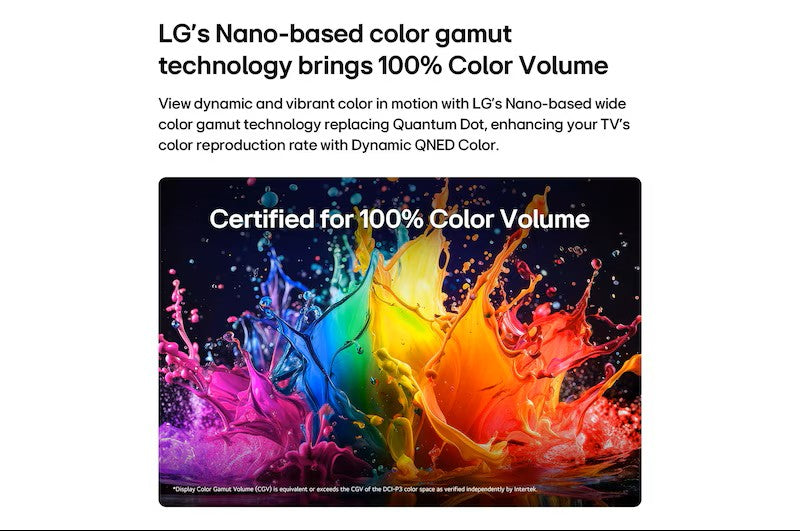 LG 65" QNED AI MiniLED 4K Smart TV