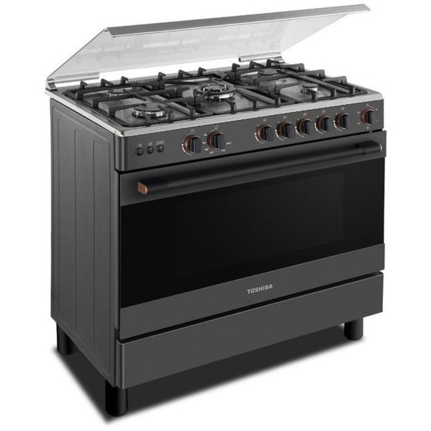 Toshiba 5-Burner Freestanding Gas Cooker RL2-90G5GE TBA-36LMG5G089KS
