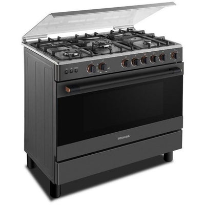 Toshiba 5-Burner Freestanding Gas Cooker RL2-90G5GE TBA-36LMG5G089KS