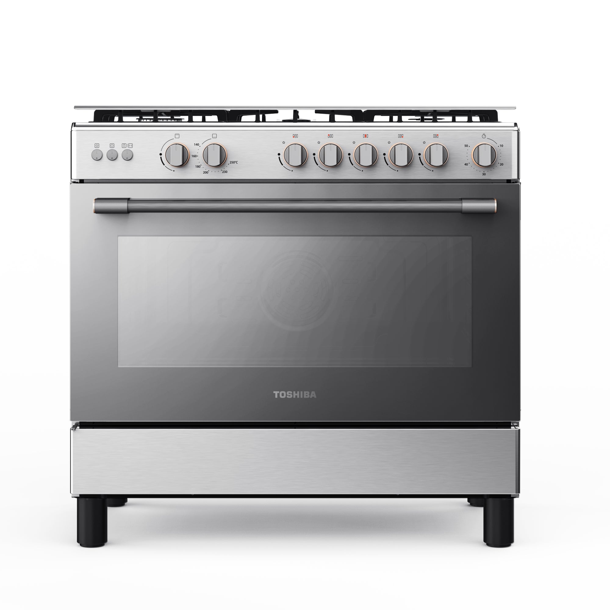 Toshiba 5-Burner Freestanding Gas Cooker RL2-90G5GE RL2-90G5GE(MR)