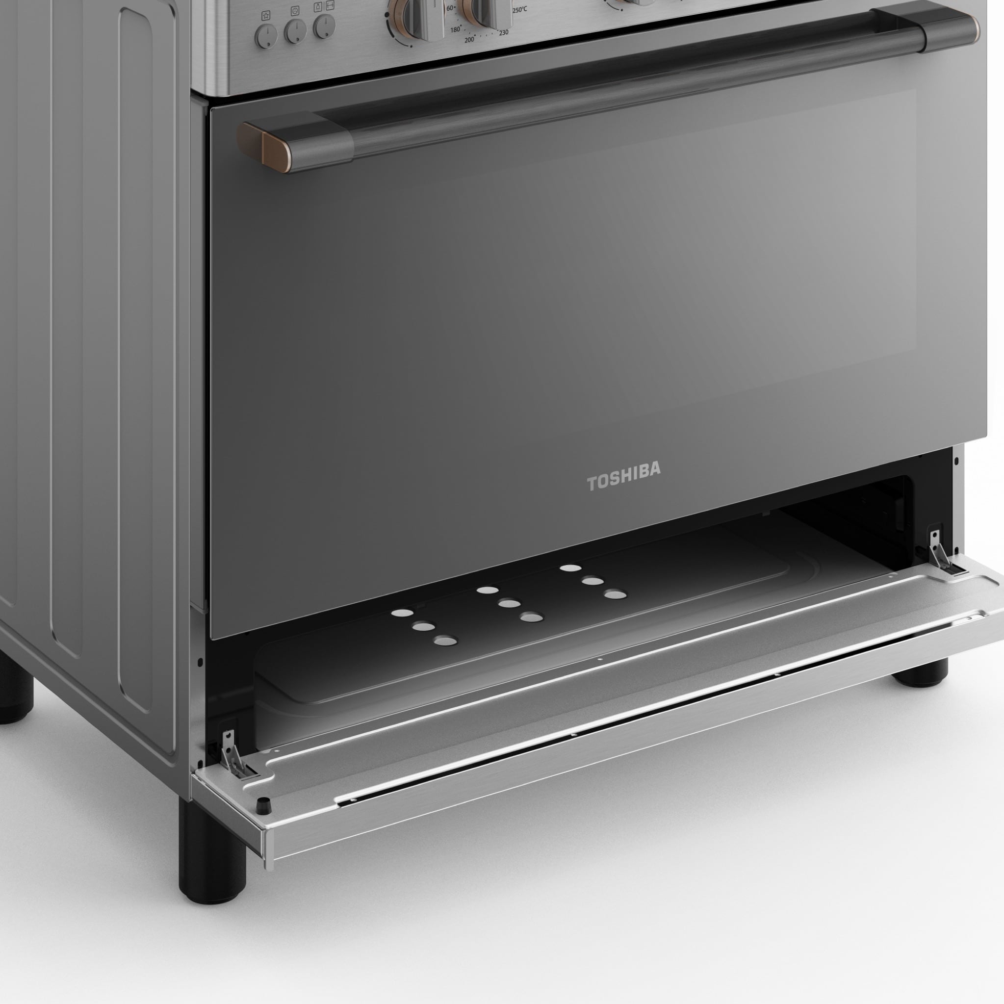 Toshiba 5-Burner Freestanding Gas Cooker RL2-90G5GE RL2-90G5GE(MR)