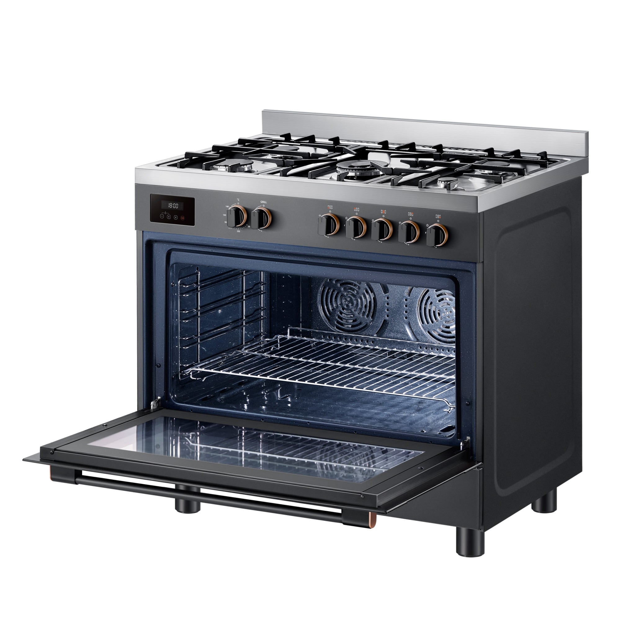Toshiba 5-Burner Freestanding Gas Cooker RQ1-90MG5GE
