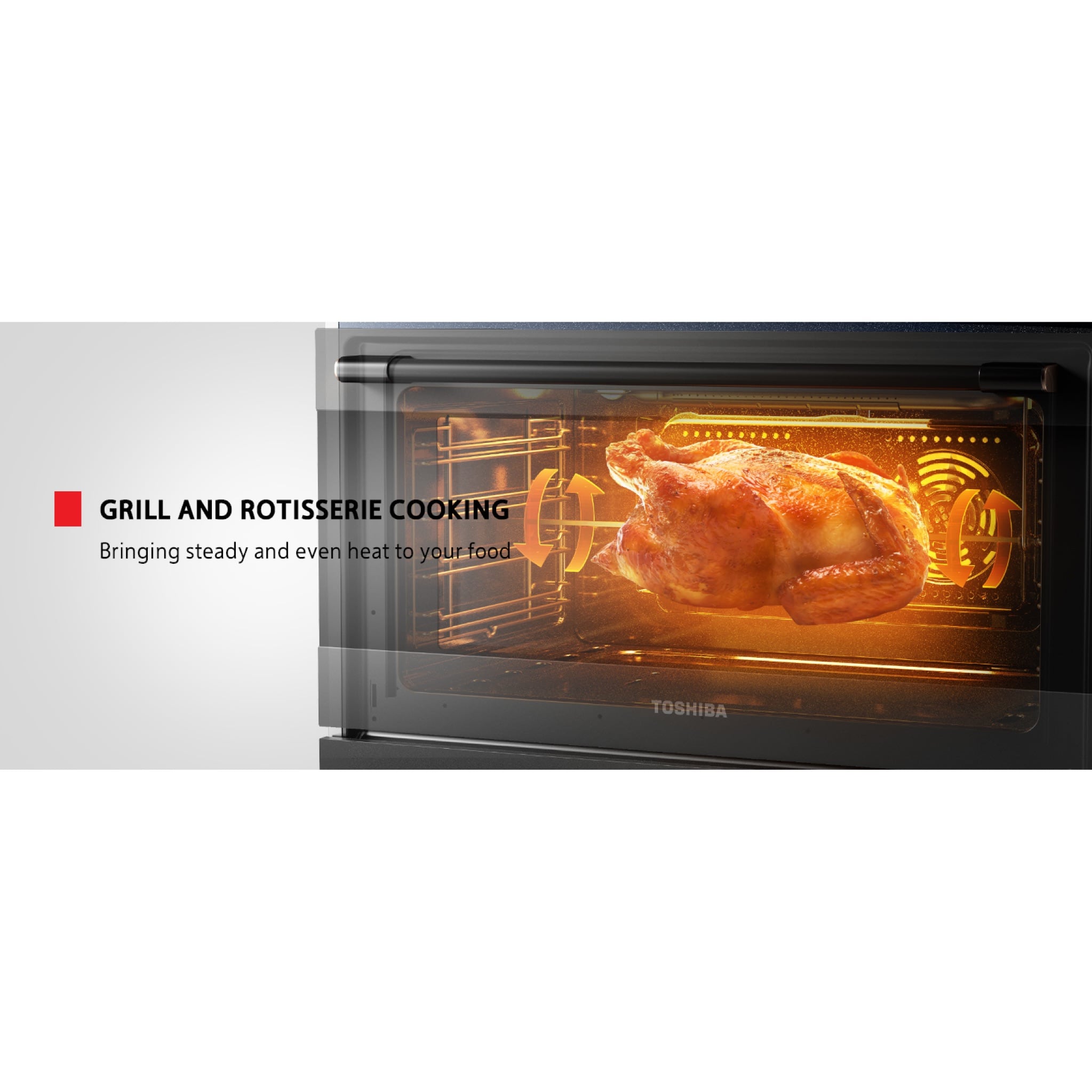 Toshiba 5-Burner Freestanding Gas Cooker RQ1-90MG5GE