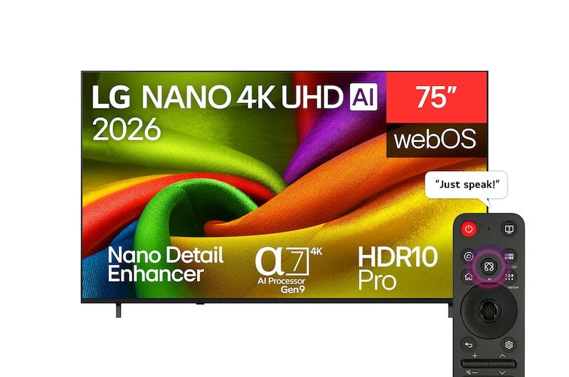 LG 75" NANO AI 4K Smart TV