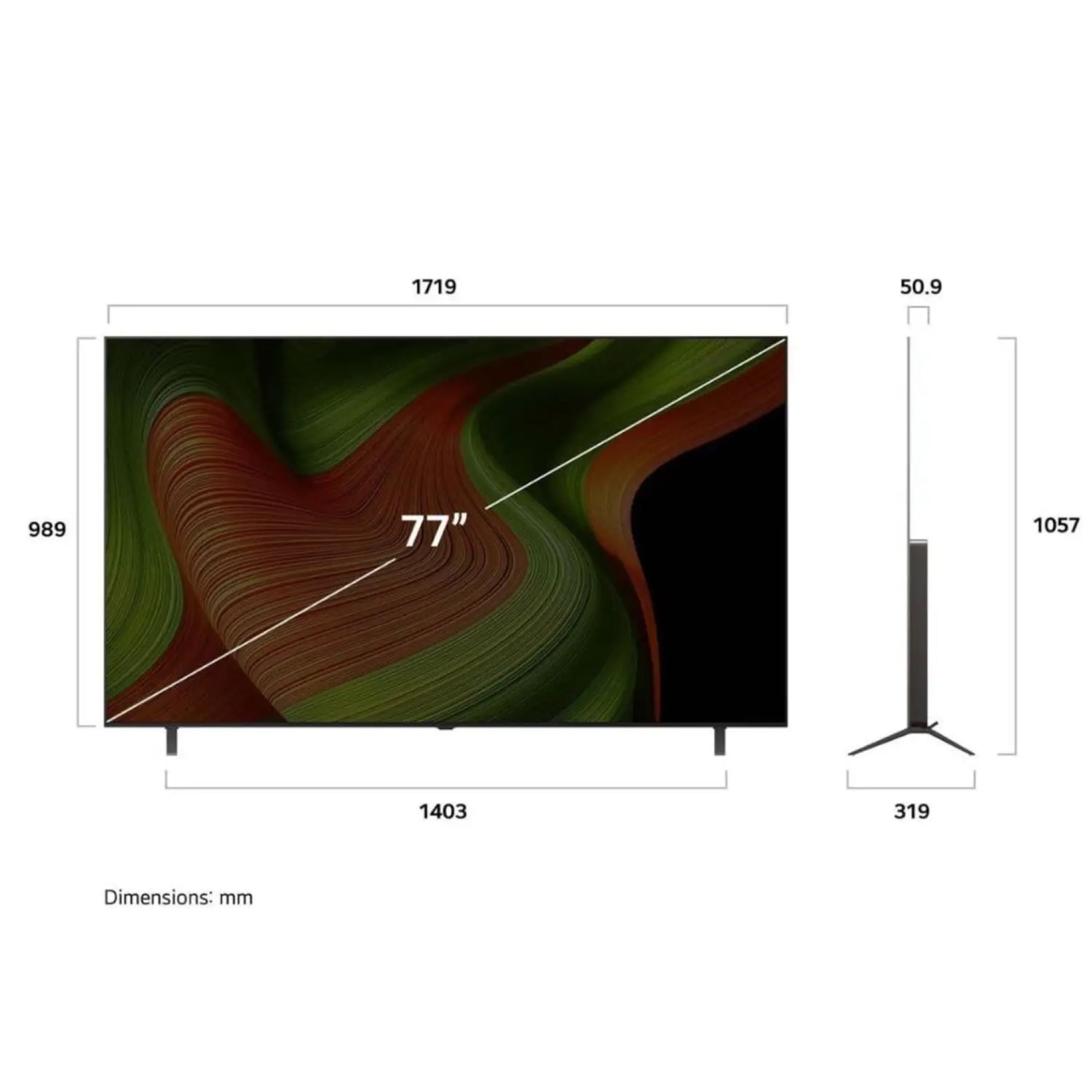 LG 77" OLED 4K Smart TV