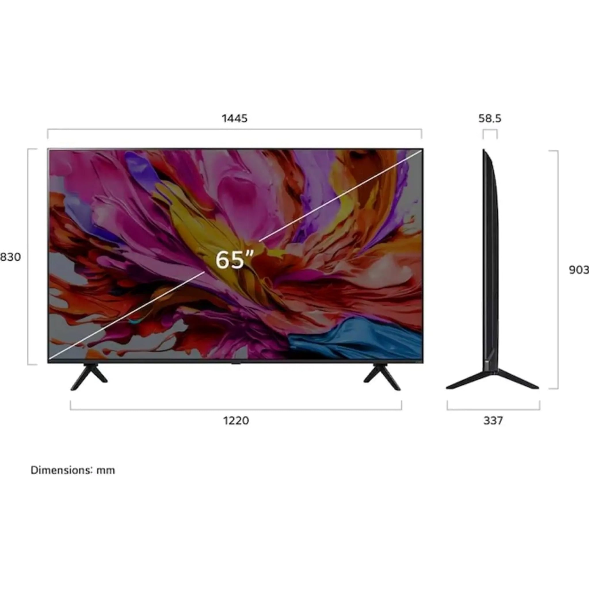 LG 65" QNED evo 4K Smart TV 65QNED91A6A-AMAQ