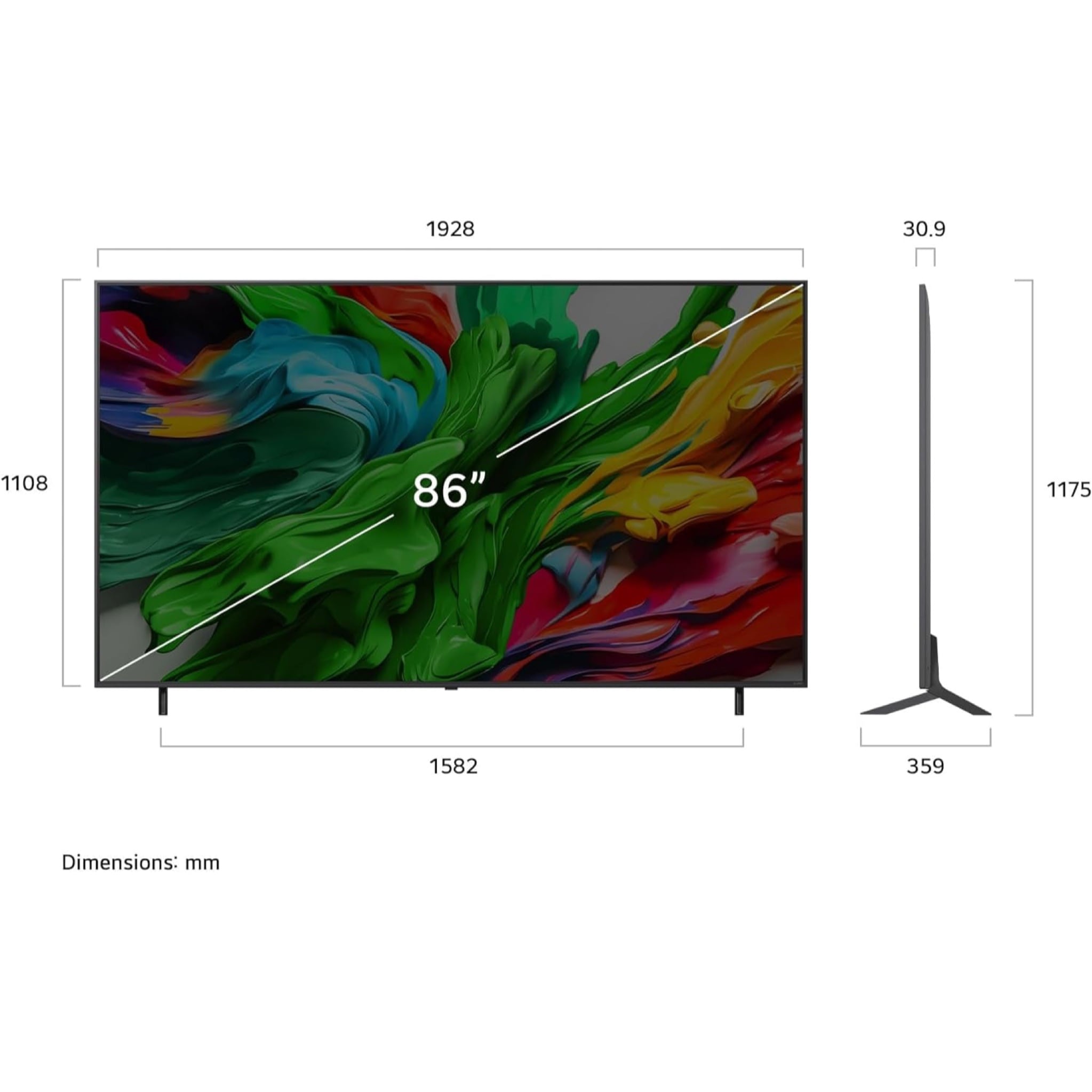 LG 86" QNED evo 4K Smart TV