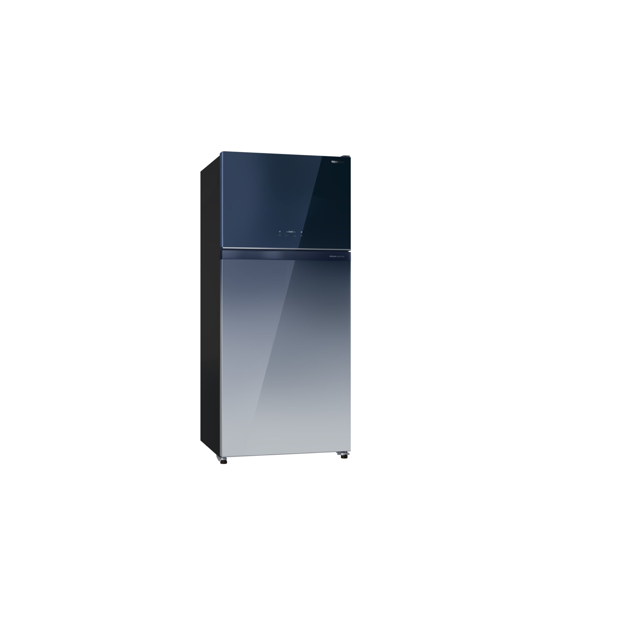 Toshiba 611L Top Mount Refrigerator Green Glass