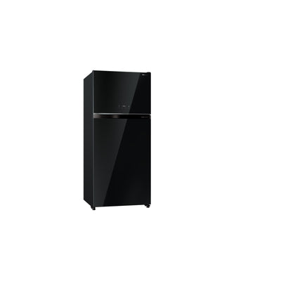 Toshiba 611L Top Mount Refrigerator Black Glass