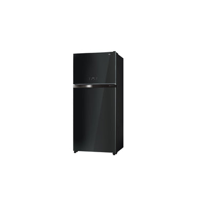Toshiba 611L Top Mount Refrigerator Black Glass