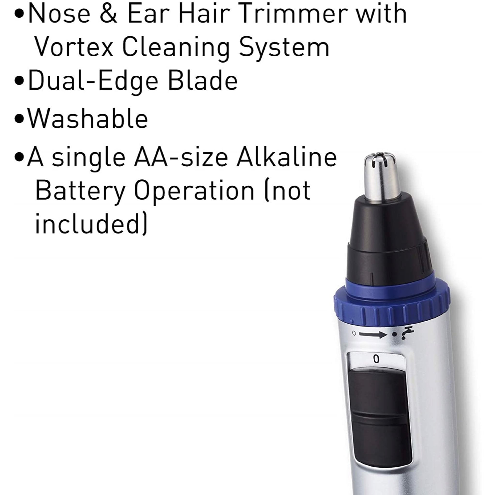 Panasonic Wet & Dry Nose & Ear Hair Trimmer ERGN30