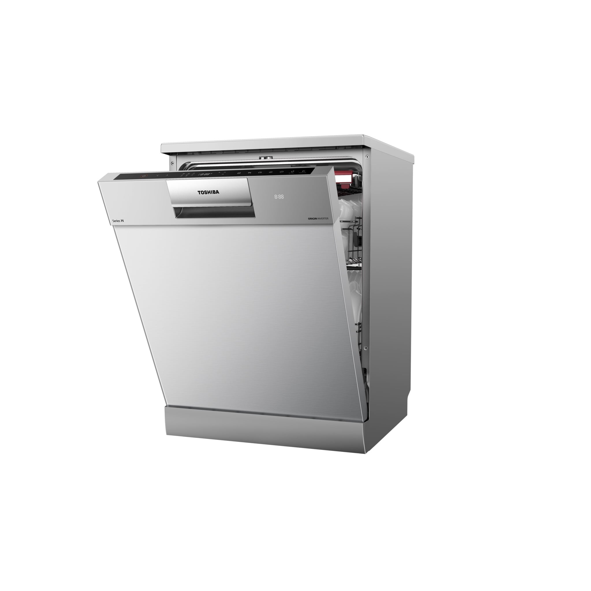 Toshiba 14-Place Setting Freestanding Dishwasher DW-14F7ME