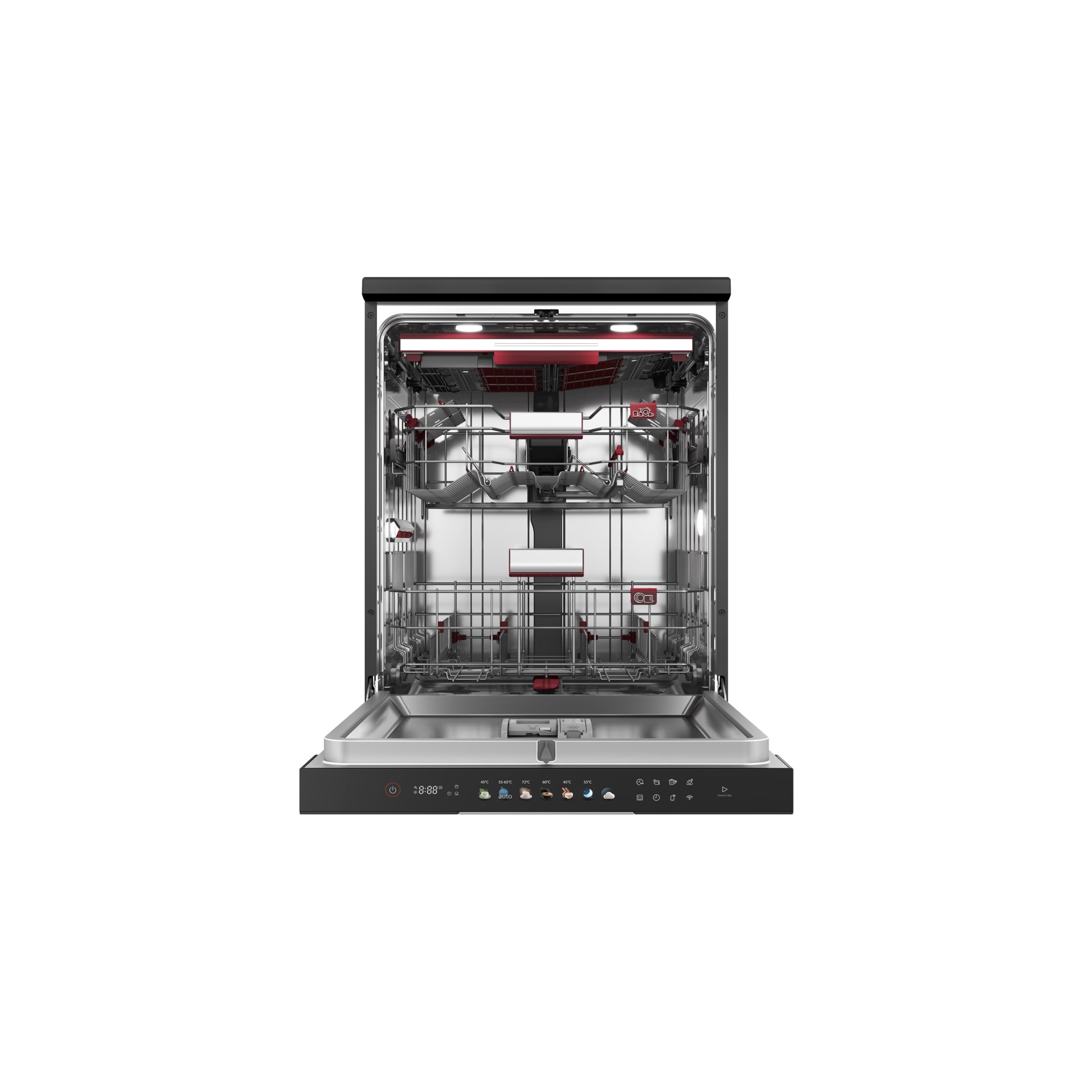 Toshiba 16-Place Setting Freestanding Dishwasher