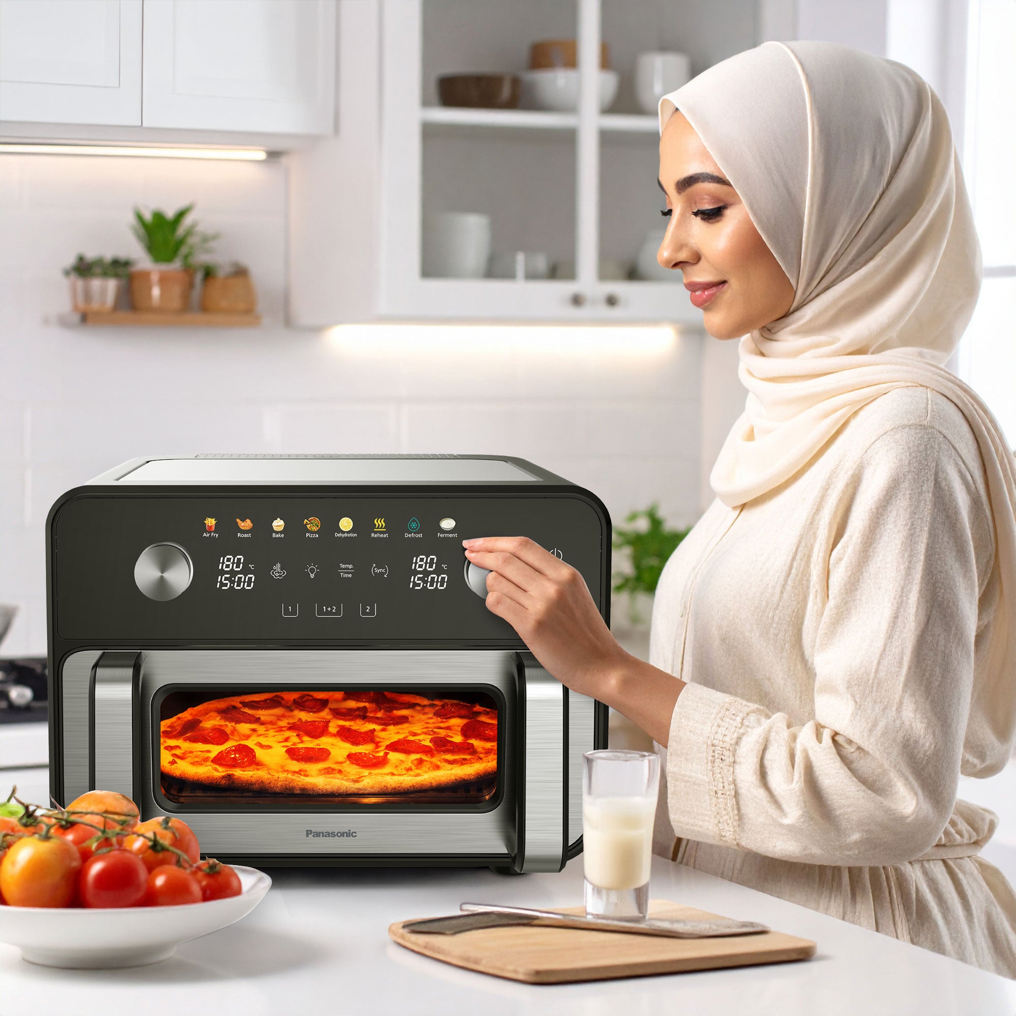 Panasonic 9.6L Dual Basket Air Fryer