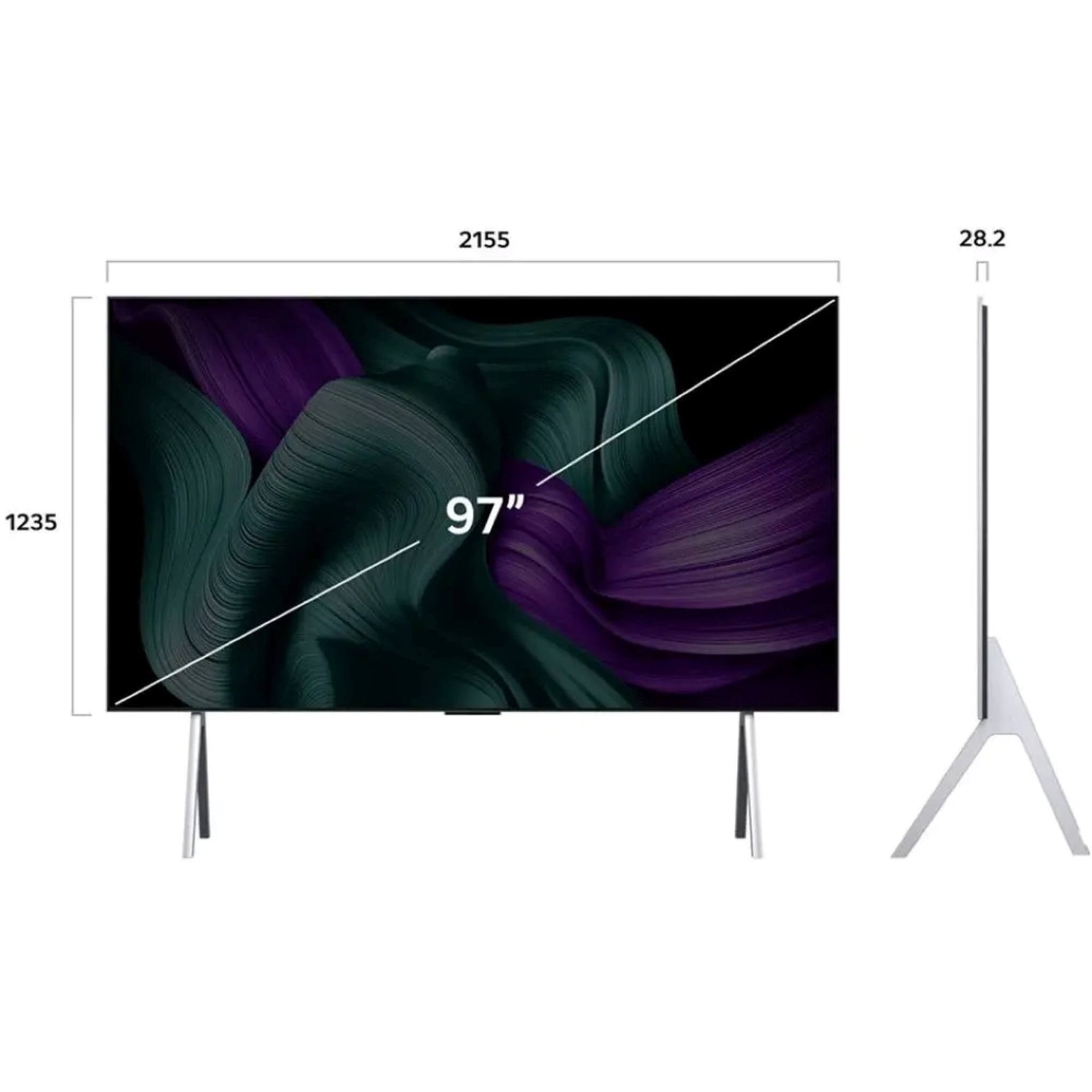 LG 97" Wireless OLED evo 4K Smart TV