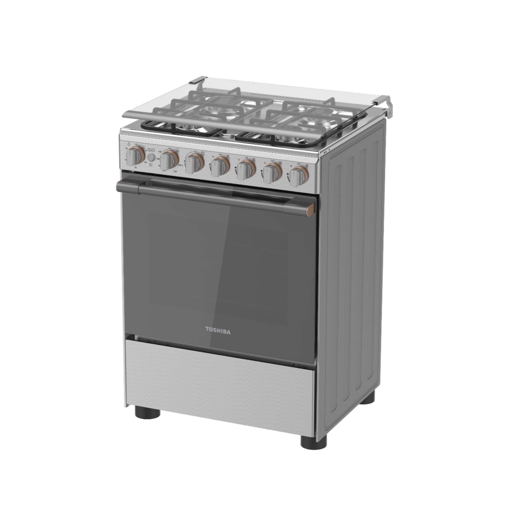 Toshiba 4-Burner Freestanding Gas Cooker RB2-60G4GE