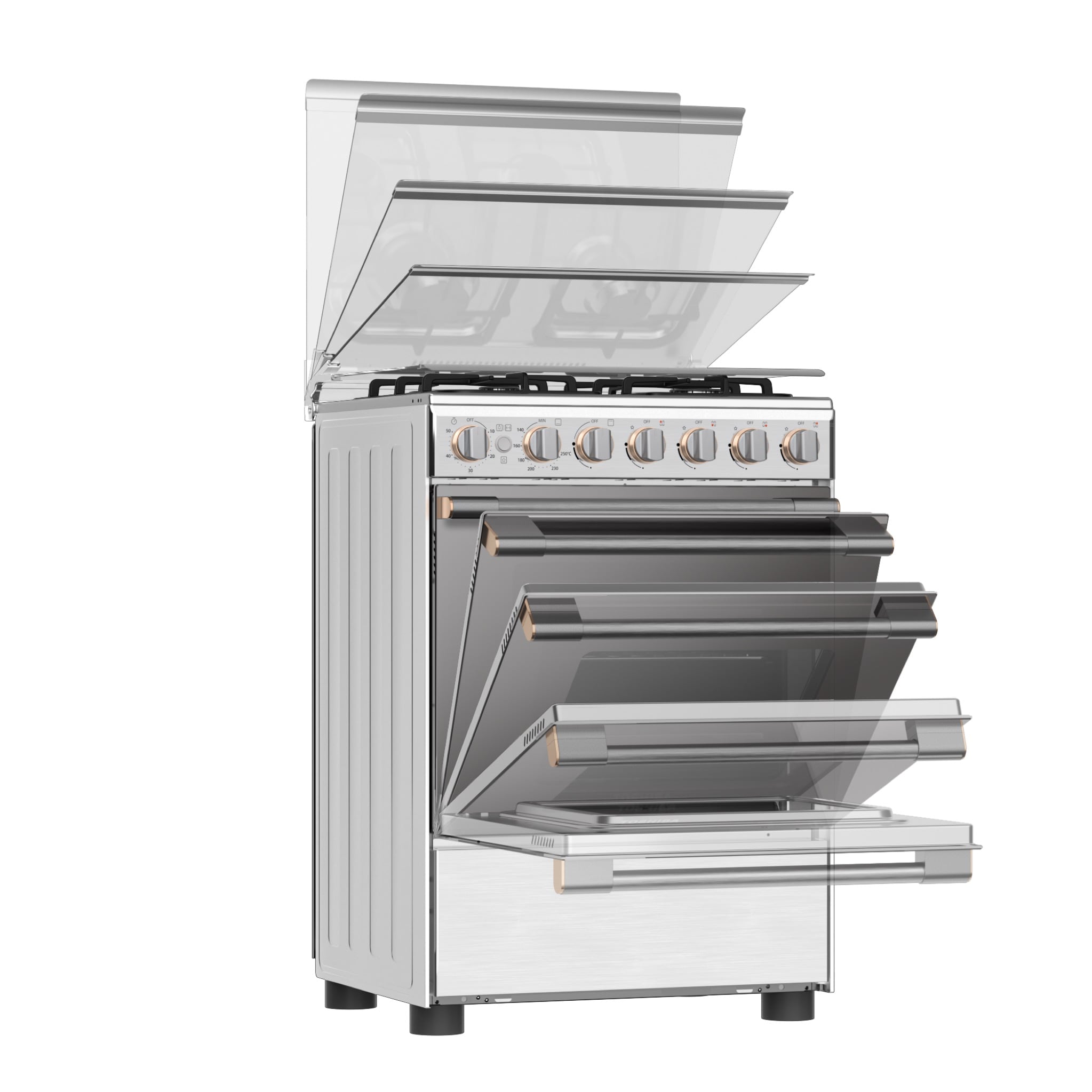 Toshiba 4-Burner Freestanding Gas Cooker RB2-60G4GE