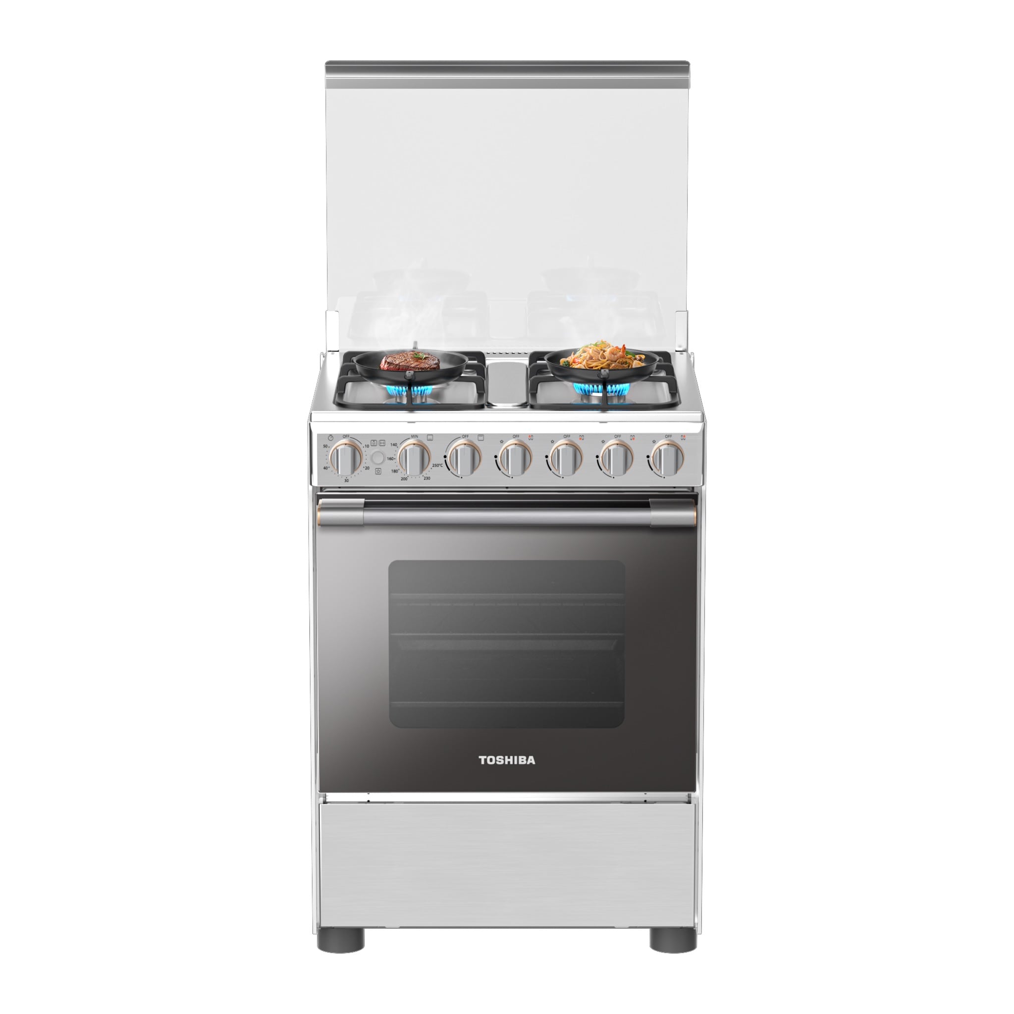 Toshiba 4-Burner Freestanding Gas Cooker RB2-60G4GE