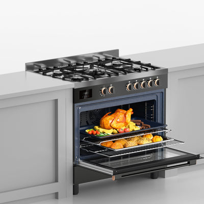 Toshiba 5-Burner Freestanding Gas Cooker RQ1-90MG5GE