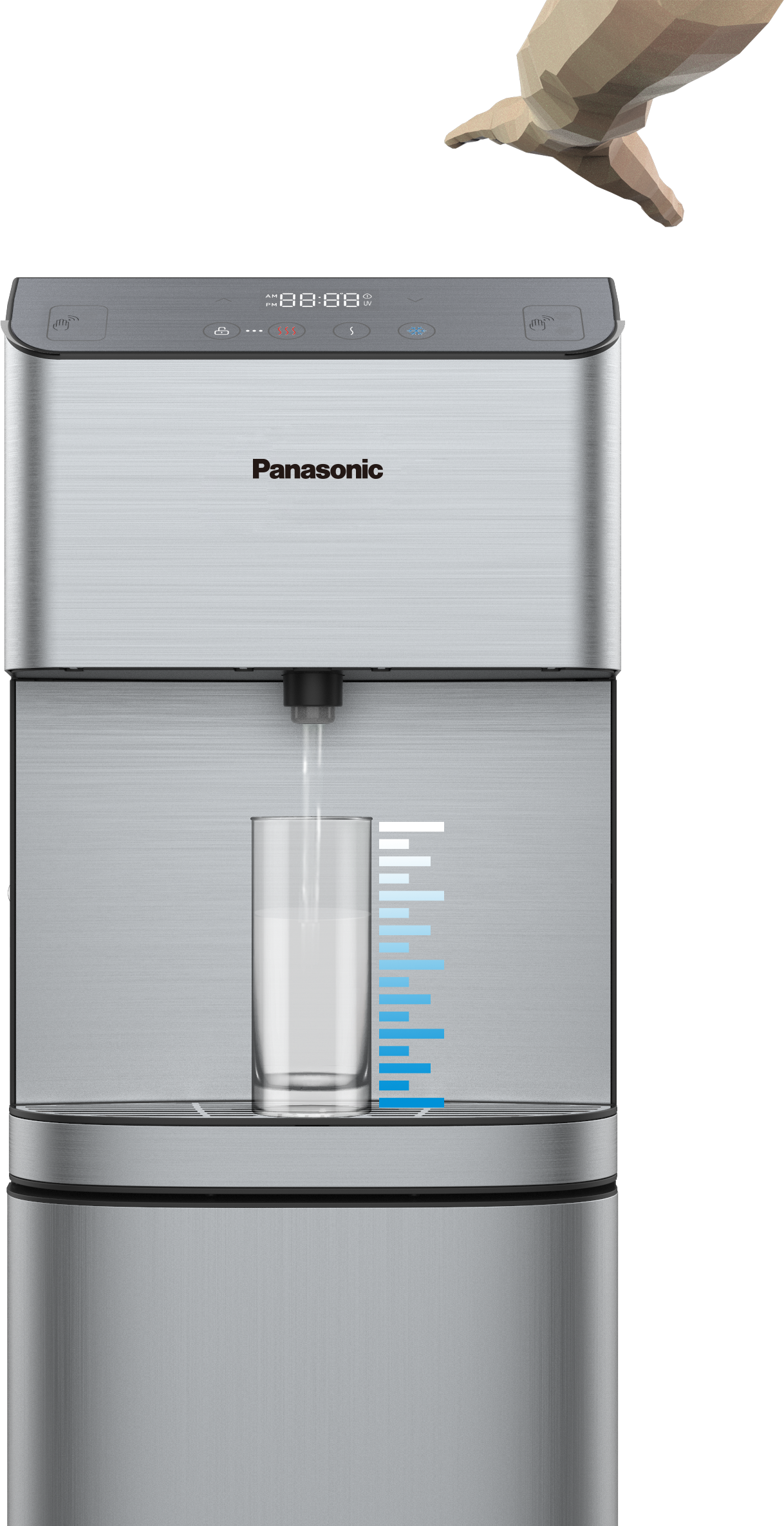 Panasonic Stainless Steel Bottom Load Water Dispenser