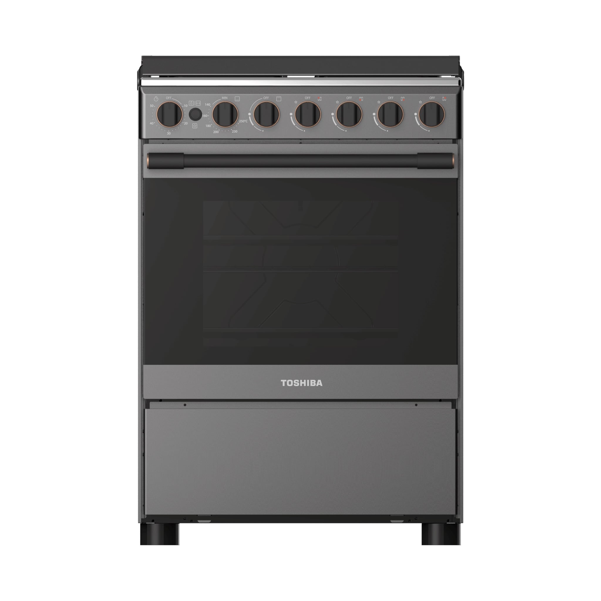 Toshiba 4-Burner Freestanding Gas Cooker TBA-24BMG4G089KS