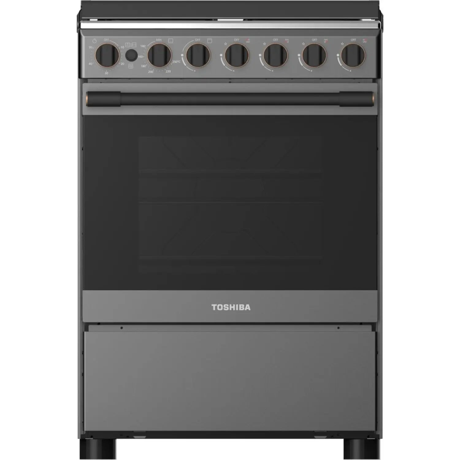 Toshiba 4-Burner Freestanding Gas Cooker TBA-24BMG4G089KS